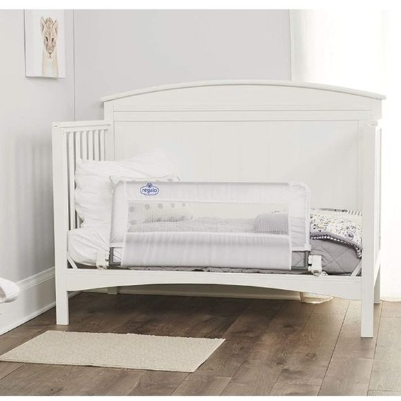 Regalo Swing Down Crib Rail, White - Picture 7 of 9